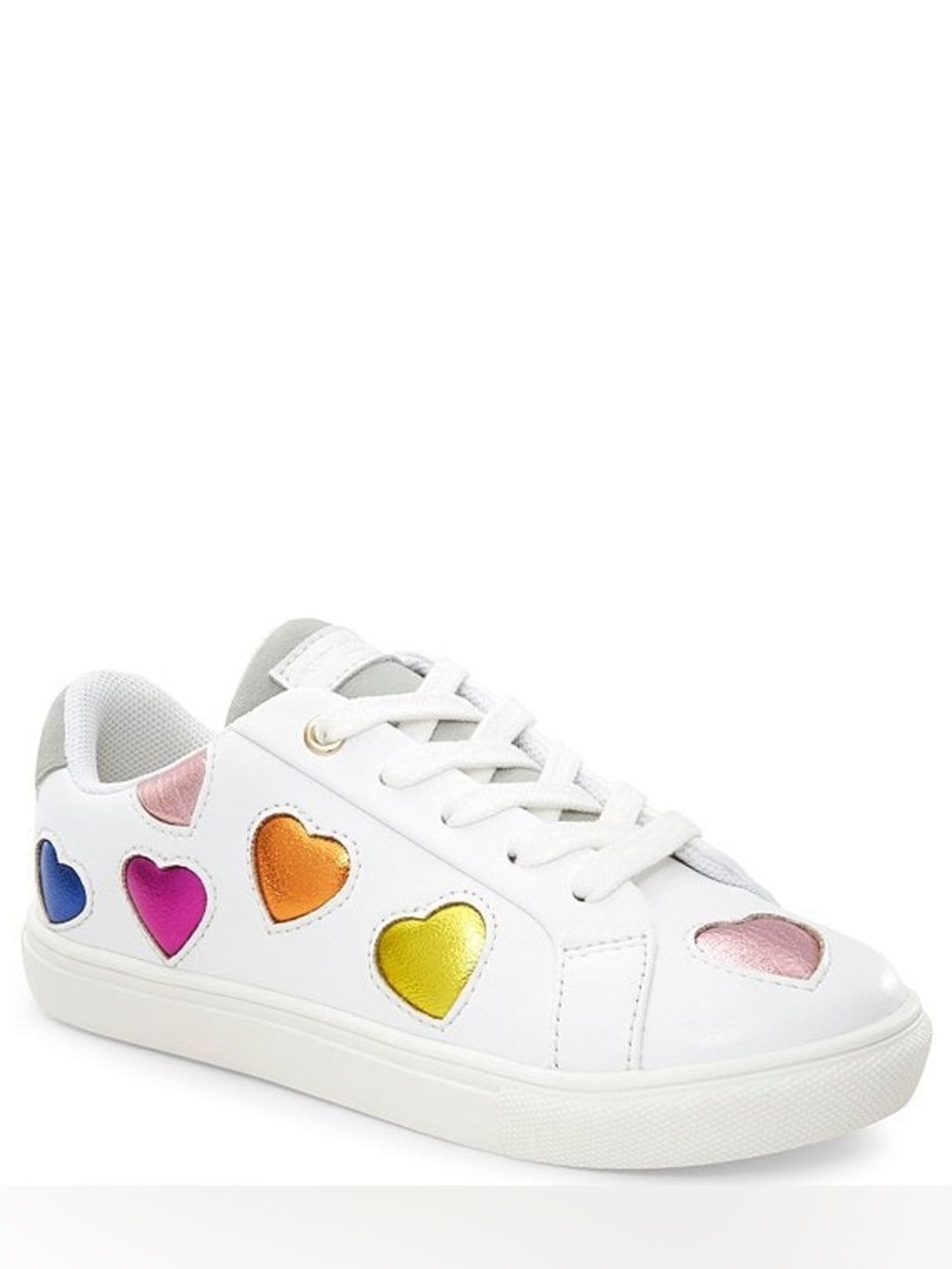 Kurt Geiger London' Lane Love Metallic Heart Sneakers - Kids Size 4